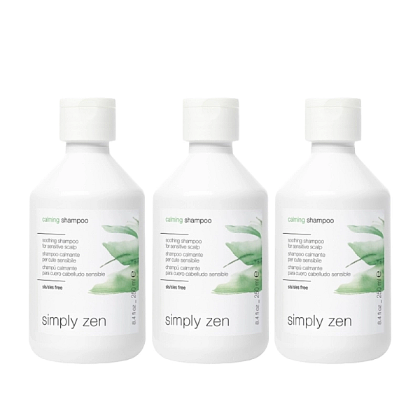 Pachet 3 x sampon pentru scalp sensibil nuovo calming 250ml