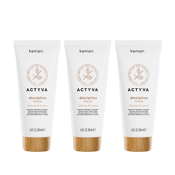 Pachet 3 x masca pentru par indisciplinat actyva disciplina 200ml