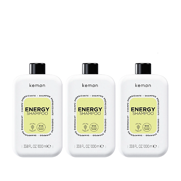 Pachet 3 x sampon impotriva caderii parului care energy 1000ml