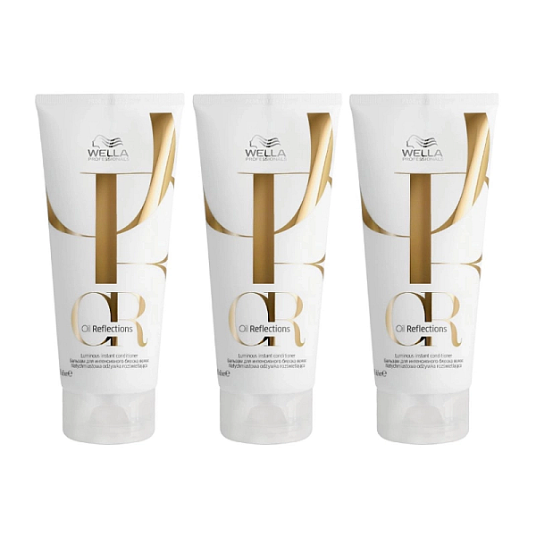 Pachet 3 x balsam hidratant pentru par uscat oil reflections 200ml