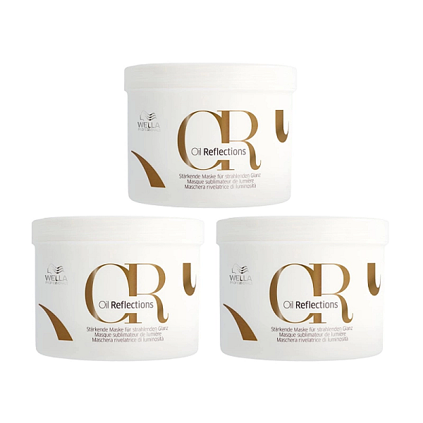Pachet 3 x masca hidratanta pentru par uscat oil reflections 500ml