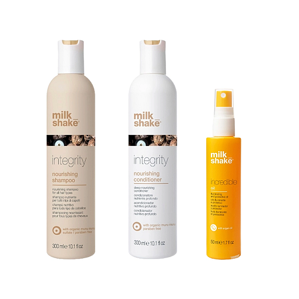 Pachet reparare si hidratare integrity - sampon 300ml, balsam 300ml, ulei 50ml