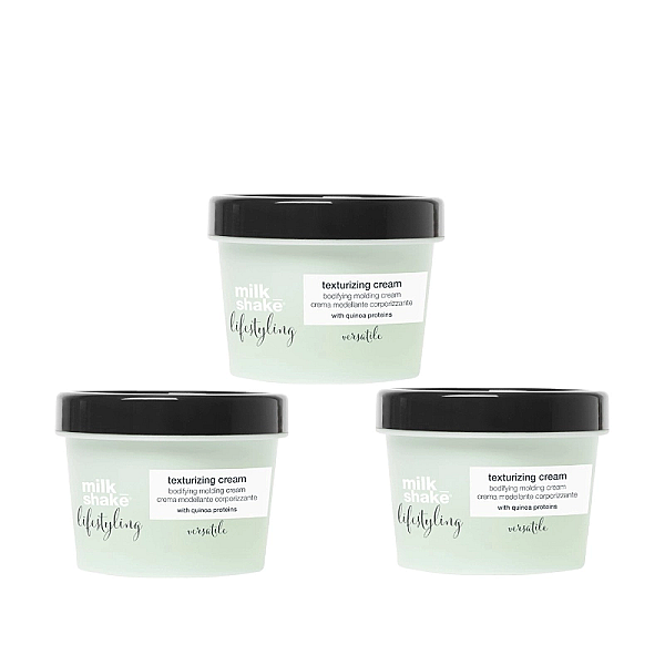 Pachet 3 x crema texturizanta pentru par fin lifestyling texturizing cream 100ml