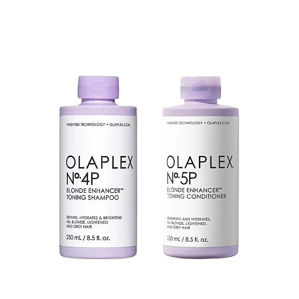 Pachet pentru neutralizarea tonurilor de galben blonde enhancer - sampon 250ml 4p, balsam 250ml 5p