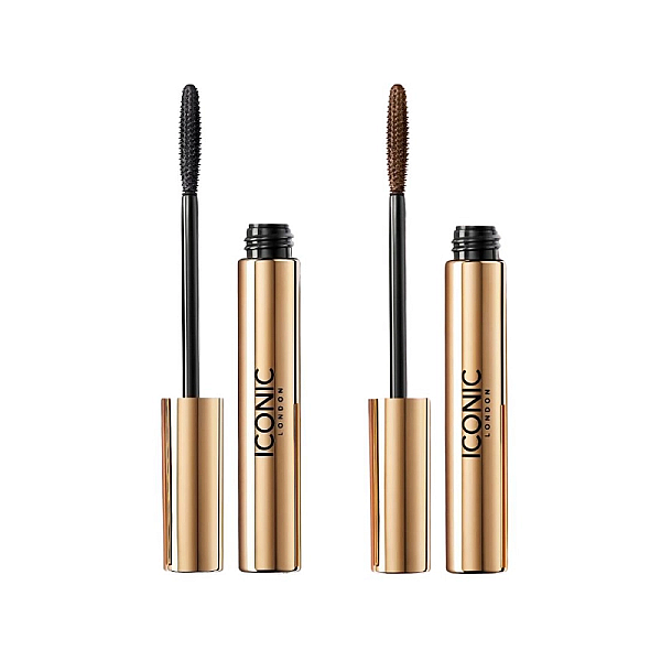Set triple threat mascara black and brown