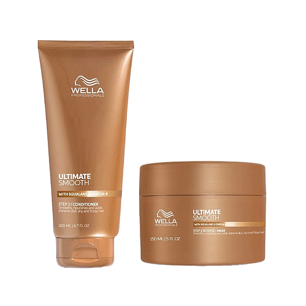 Pachet hidratant pentru par uscat ultimate smooth - balsam 200ml, masca 150ml