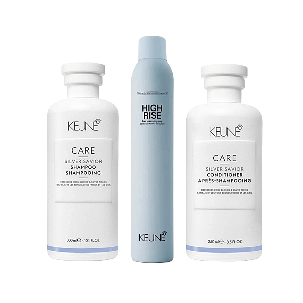 Pachet par blond care silver savior - sampon 300ml, balsam 250ml, spray volum 300ml