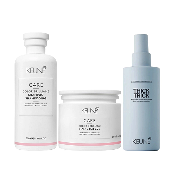 Pachet par vopsit care color brillianz - sampon 300ml, masca 200ml, protectie termica 200ml