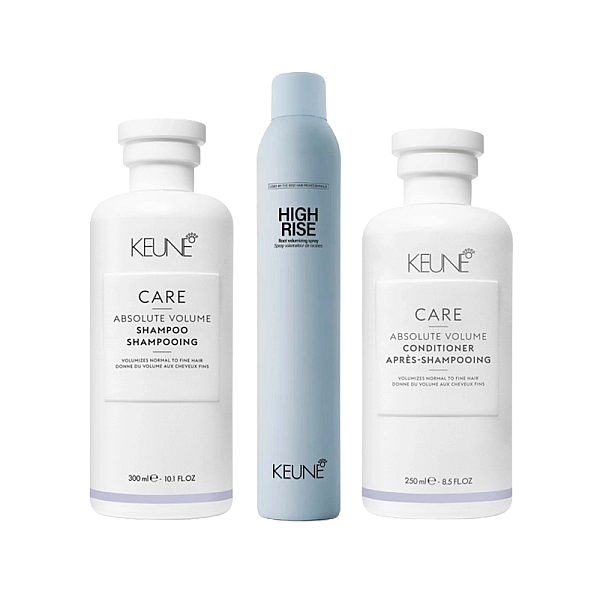 Pachet pentru volum care absolute volume - sampon 300ml, balsam 250ml, spray volum 300ml