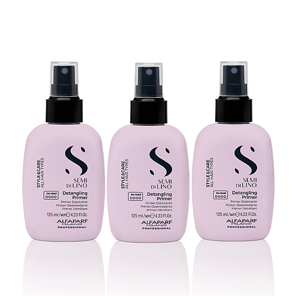 Pachet 3 x spray primer pentru descurcare semi di lino style&care detangling primer