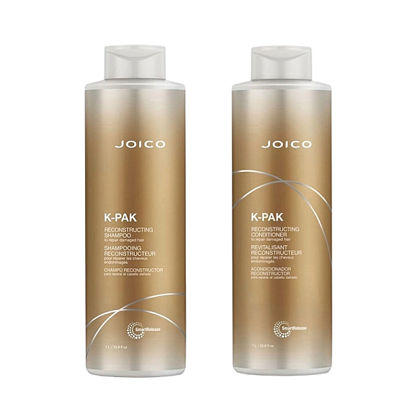 Pachet pentru par deteriorat k-pak reconstructing - sampon 1000ml, balsam 1000ml