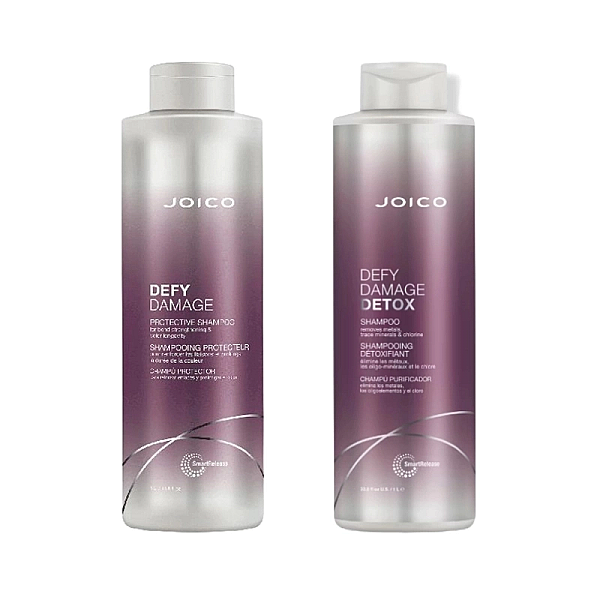 Pachet pentru toate tipurile de par defy damage - sampon 1000ml, sampon detoxifiant 1000ml
