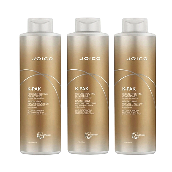 Pachet 3 x balsam pentru par deteriorat k-pak reconstructing 1000ml