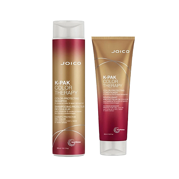 Pachet pentru par vopsit k-pak color therapy - sampon 300ml, balsam 250ml