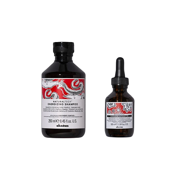Set impotriva caderii parului naturaltech energizing - sampon 250ml, ser 100ml