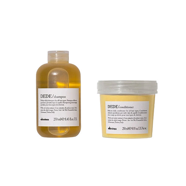 Set pentru ingrijirea zilnica a parului dede - sampon 250ml, balsam 250ml