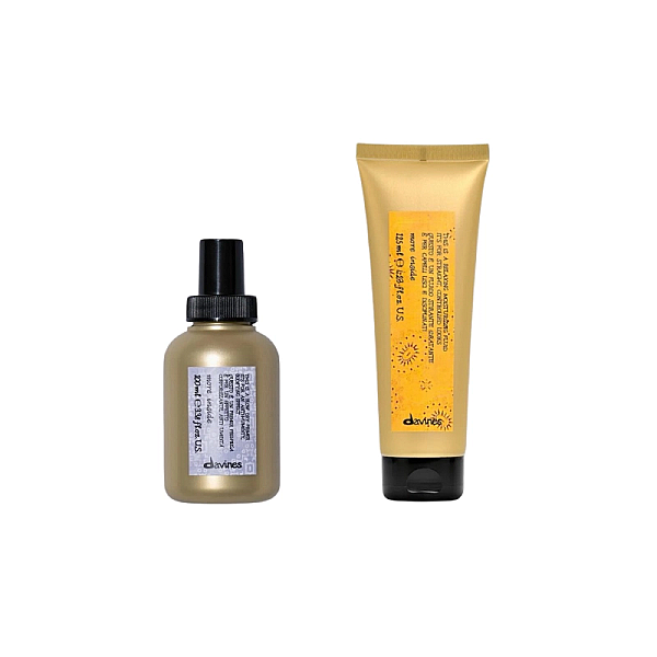 Set styling more inside - spray de stralucire 100ml, fluid anti-frizz 125ml