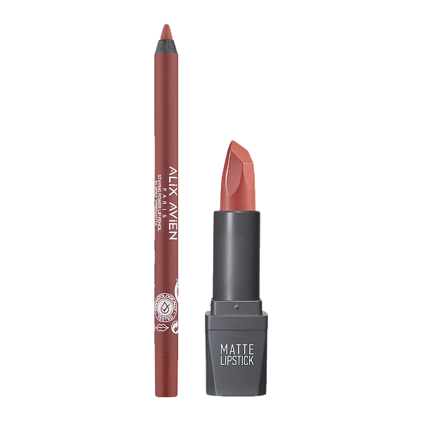 Set ruj matte lipstick 403 si creion staying power lip pencil 54