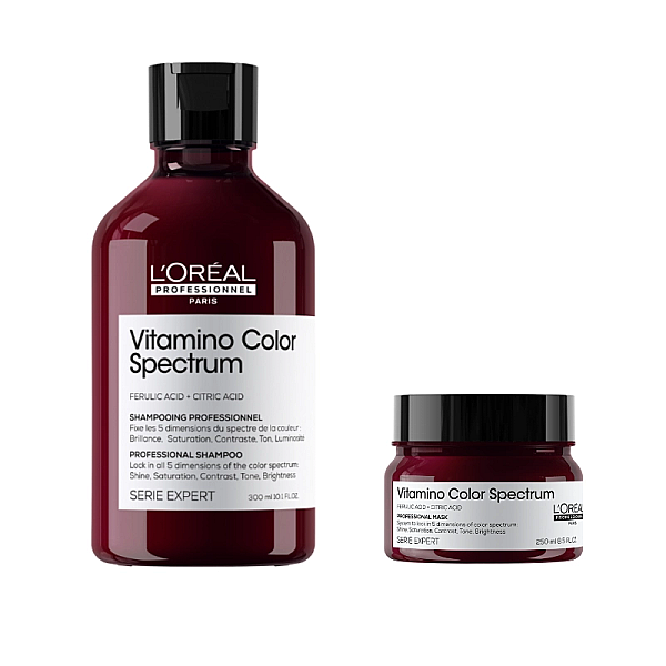 Pachet par vopsit expert vitamino color spectrum - sampon 300ml, masca 250ml