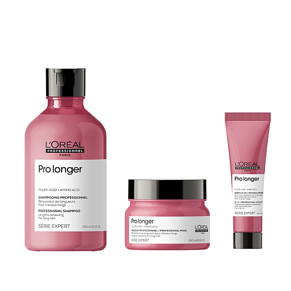 Pachet par despicat pro longer - sampon 300ml, masca 250ml, crema 150ml