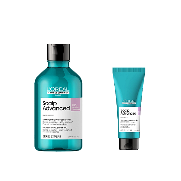 Pachet scalp sensibil expert scalp advanced - sampon 300ml, tratament 200ml