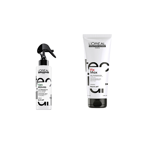 Pachet styling tecni.art - spray bucle 190ml, gel fixare 200ml