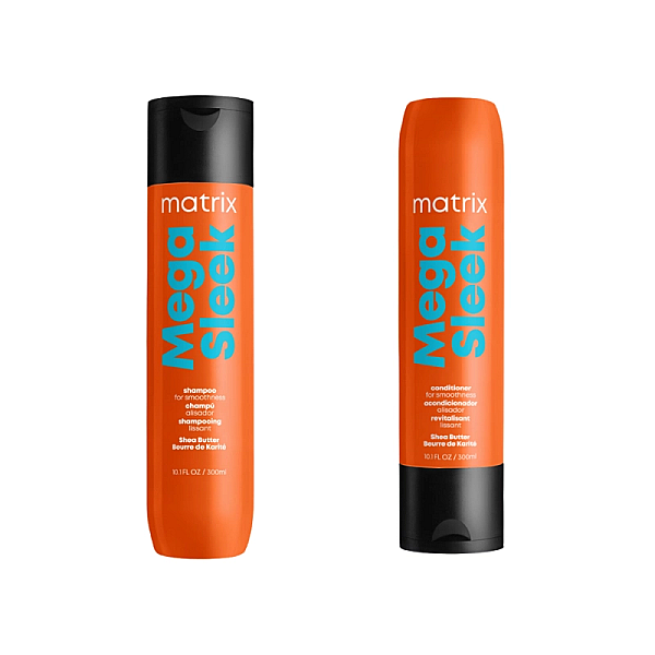 Pachet par indisciplinat mega sleek - sampon 300ml, balsam 300ml