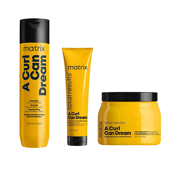 Pachet par cret a curl can dream - sampon 300ml, masca 250ml, crema 500ml