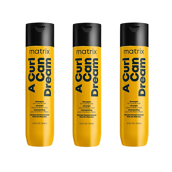 Pachet 3 x sampon pentru par cret a curl can dream 300ml 