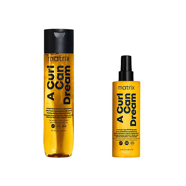 Pachet par ondulat a curl can dream - sampon 300ml, spray leave-in 250ml