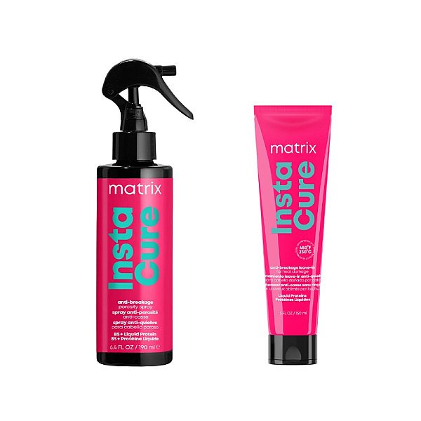 Pachet par deteriorat  instacure - crema leave-in 150ml, spray 190ml