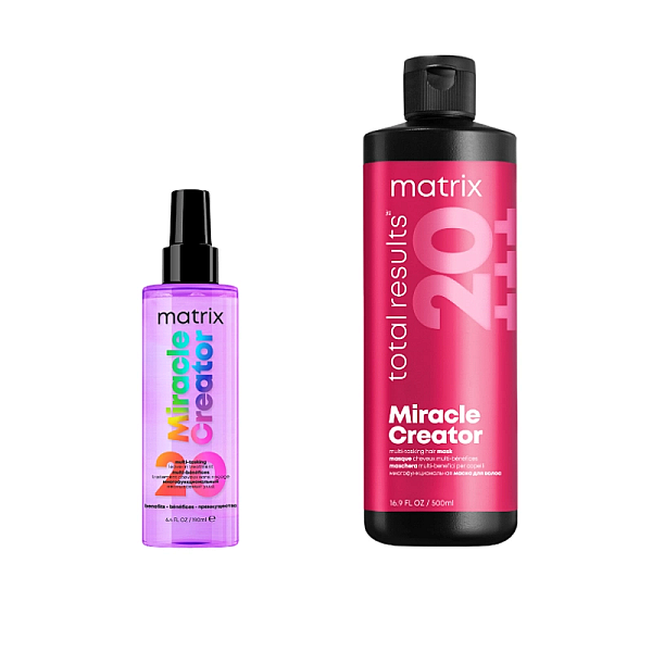 Pachet styling miracle creator 20 - masca 500ml, spray 190ml