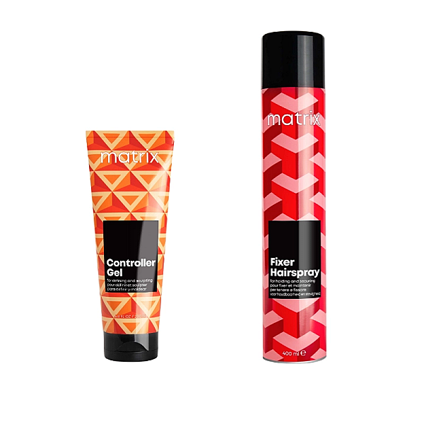 Pachet styling matrix - gel 200ml, fixativ 400ml