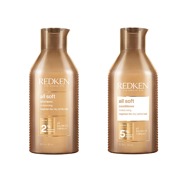 Pachet par uscat all soft - sampon 300ml, balsam 300ml