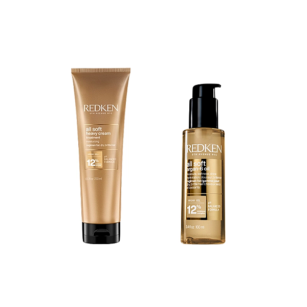 Pachet par uscat all soft - masca 250ml, ulei 100ml