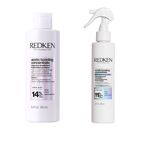 Pachet par deteriorat acidic bonding concentrate - tratament pre-spalare 190ml, balsam lichid 190ml