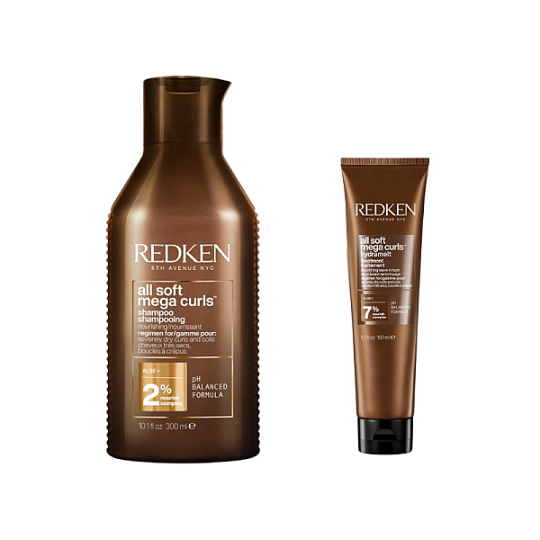 Pachet par cret all soft mega curls - sampon 300ml, crema leave-in 150ml