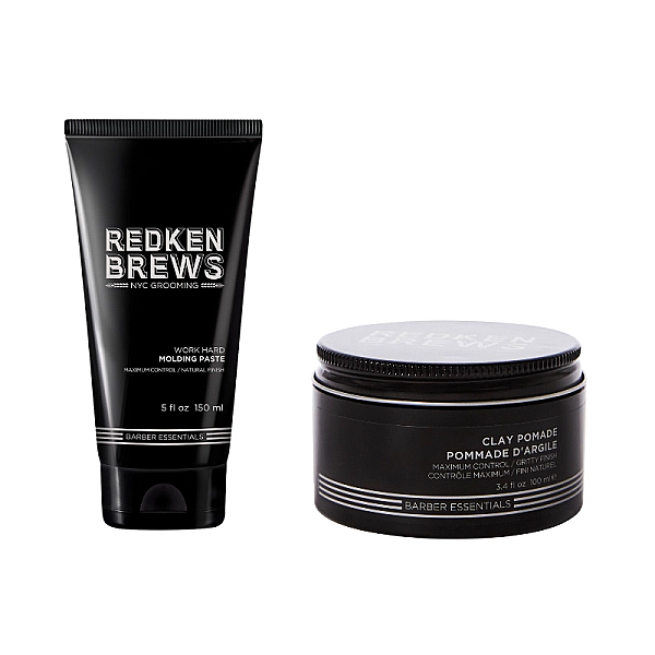 Pachet styling brews - gel modelator 150ml, clay modelator 100ml