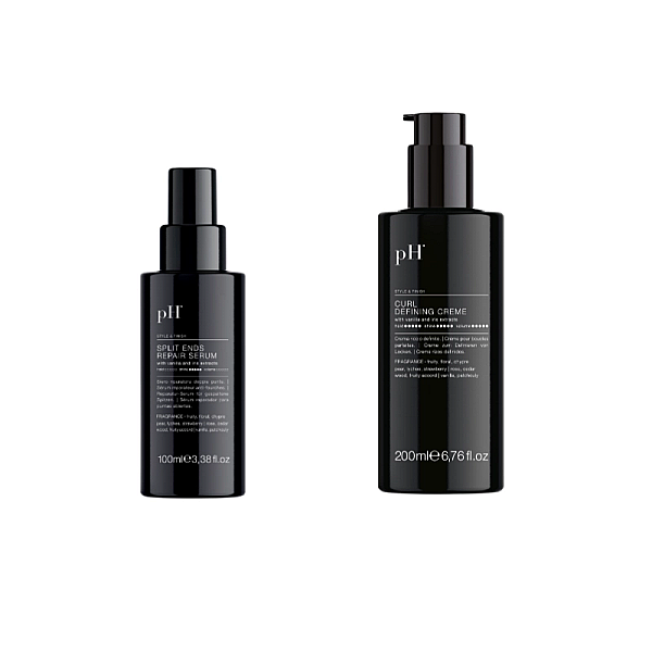 Pachet styling - ser varfuri despicate 100ml, crema definire bucle 200ml