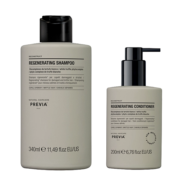 Pachet par deteriorat reconstruct filler - sampon 340ml, balsam 200ml