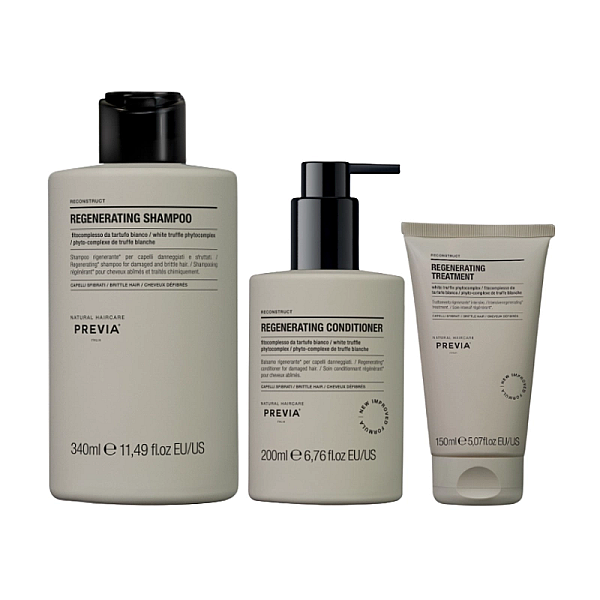 Pachet par deteriorat reconstruct filler - sampon 340ml, balsam 200ml, tratament 150ml