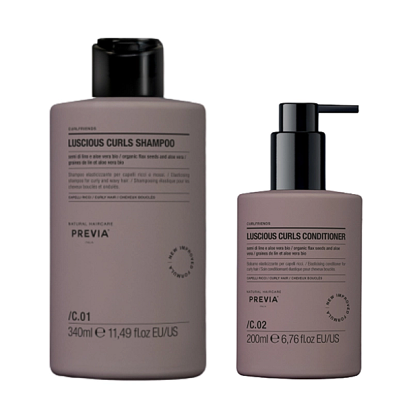 Pachet par cret luscious curl - sampon 340ml, balsam 200ml