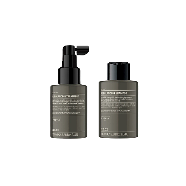 Pachet scalp gras extra life rebalancing - sampon 100ml, tratament 100ml