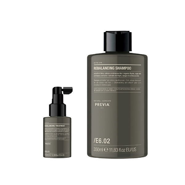 Pachet scalp gras extra life rebalancing - sampon 350ml, tratament 100ml