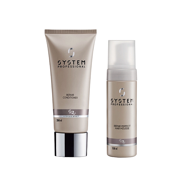 Pachet pentru par deteriorat repair - balsam 200ml, spuma 150ml