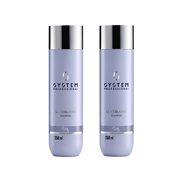 Pachet 2 x sampon 250ml pentru par blond luxe blond