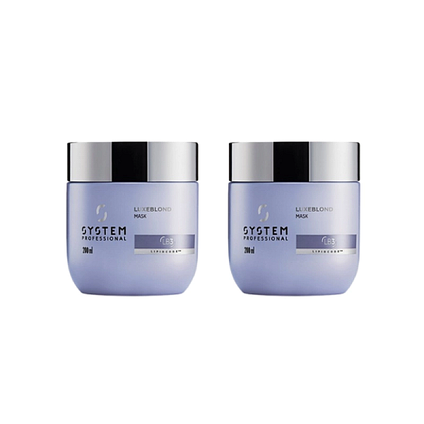 Pachet 2 x masca 200ml pentru par blond luxe blond