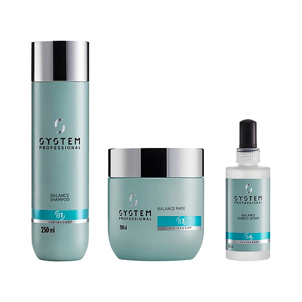 Pachet pentru scalp sensibil si uscat balance - sampon 250ml, masca 200ml, ser 100ml