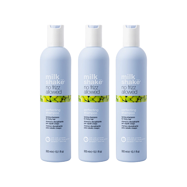 Pachet 3 x sampon 300ml pentru netezirea parului no frizz allowed
