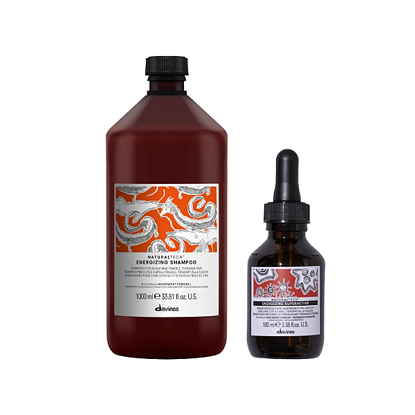 Set impotriva caderii parului naturaltech energizing - sampon 1000ml, ser 100ml
